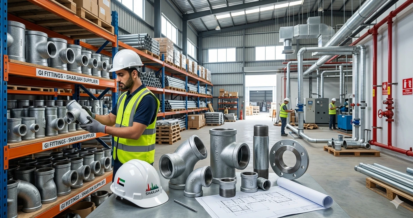 Reliable GI Pipe Fittings Suppliers in Sharjah: Complete Guide for Industrial, HVAC & Fire Fighting Projects