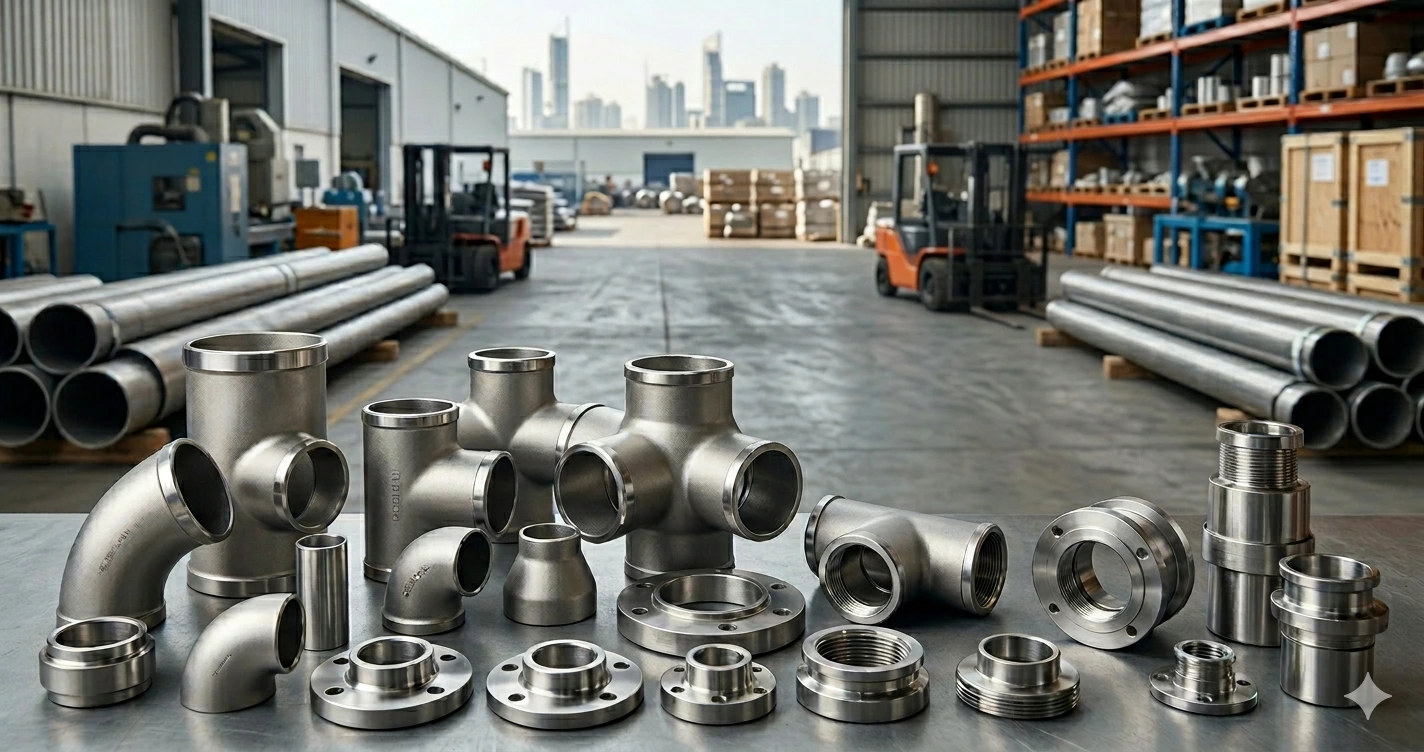 Stainless Steel Pipe Fittings Supplier in Sharjah – Complete Guide for Industrial Buyers in UAE