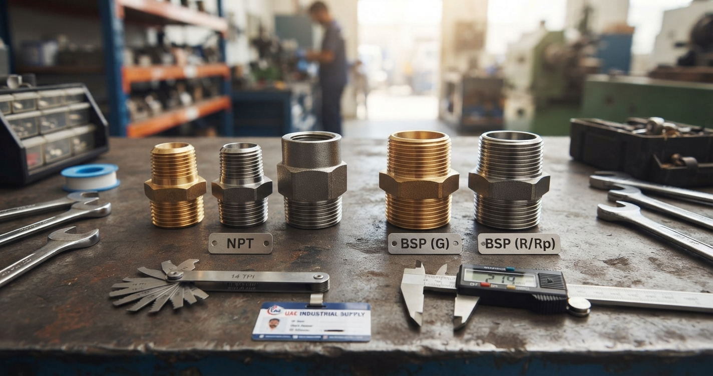 NPT vs BSP Threads: How to Identify Them and Order the Right Fittings in the UAE